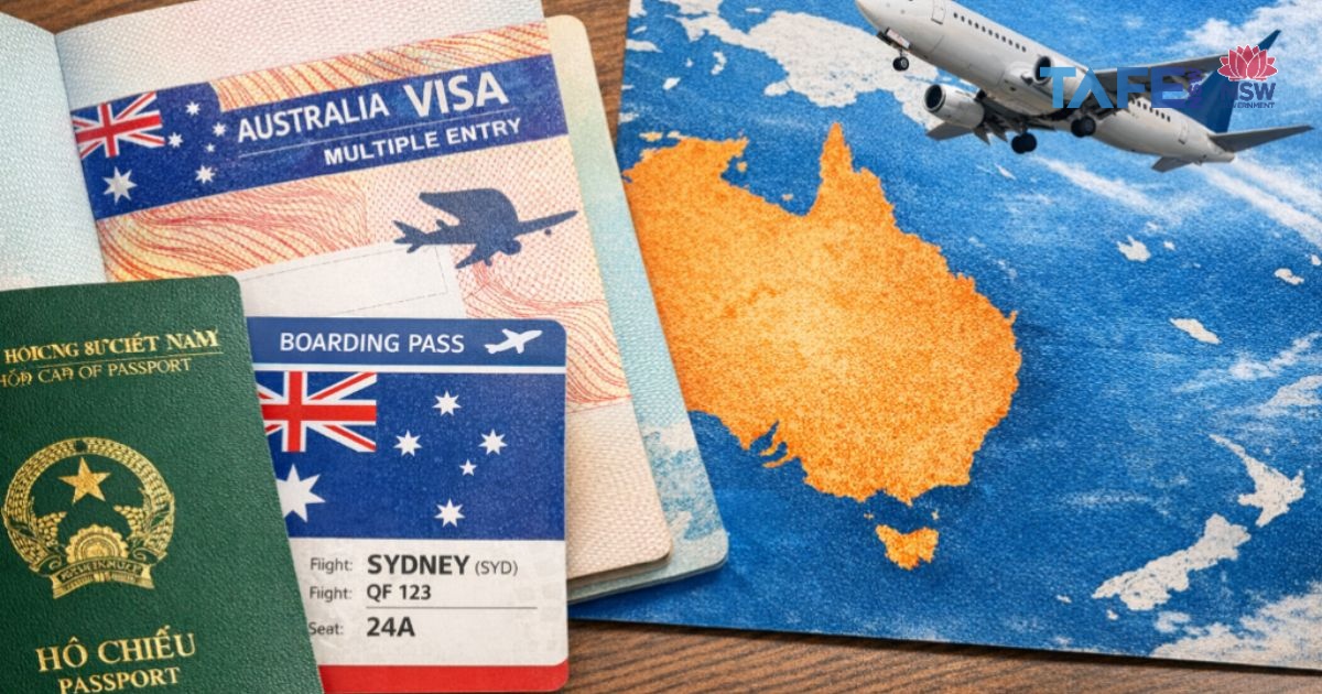 Có visa Úc được miễn visa nước nào?