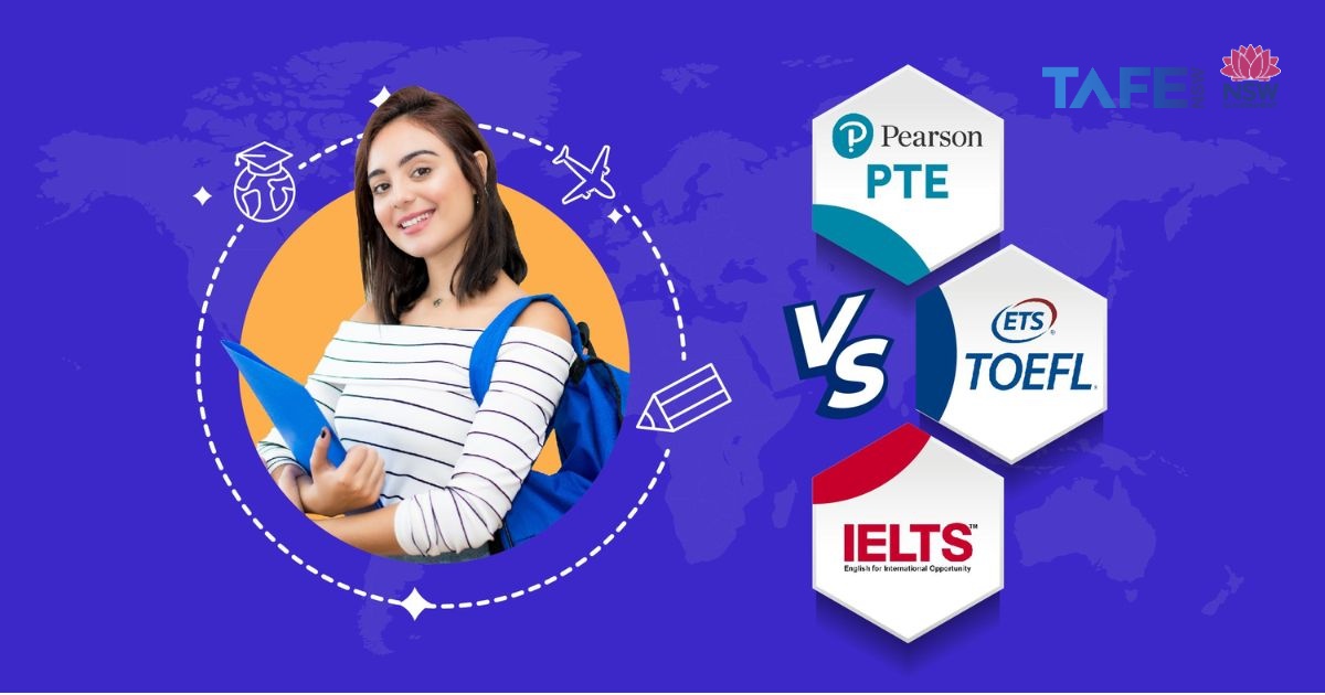 IELTS, PTE Academic và TOEFL iBT là những chứng chỉ tiếng Anh phổ biến trong hồ sơ du học